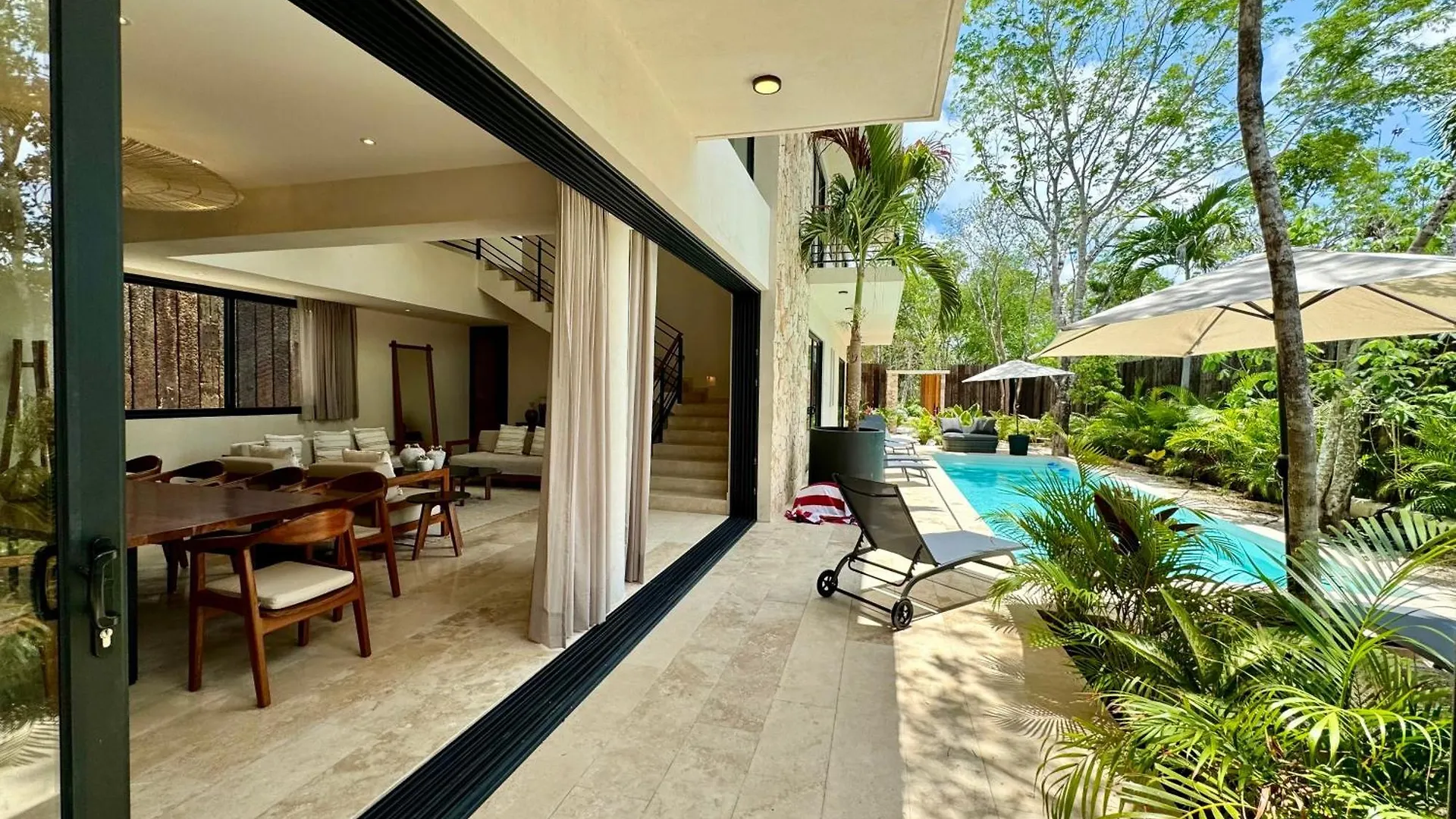 Villa Casa Laak, Luxury Villa, 5 Bedroom 7 Bt, Heated Pool Tulum Mexico