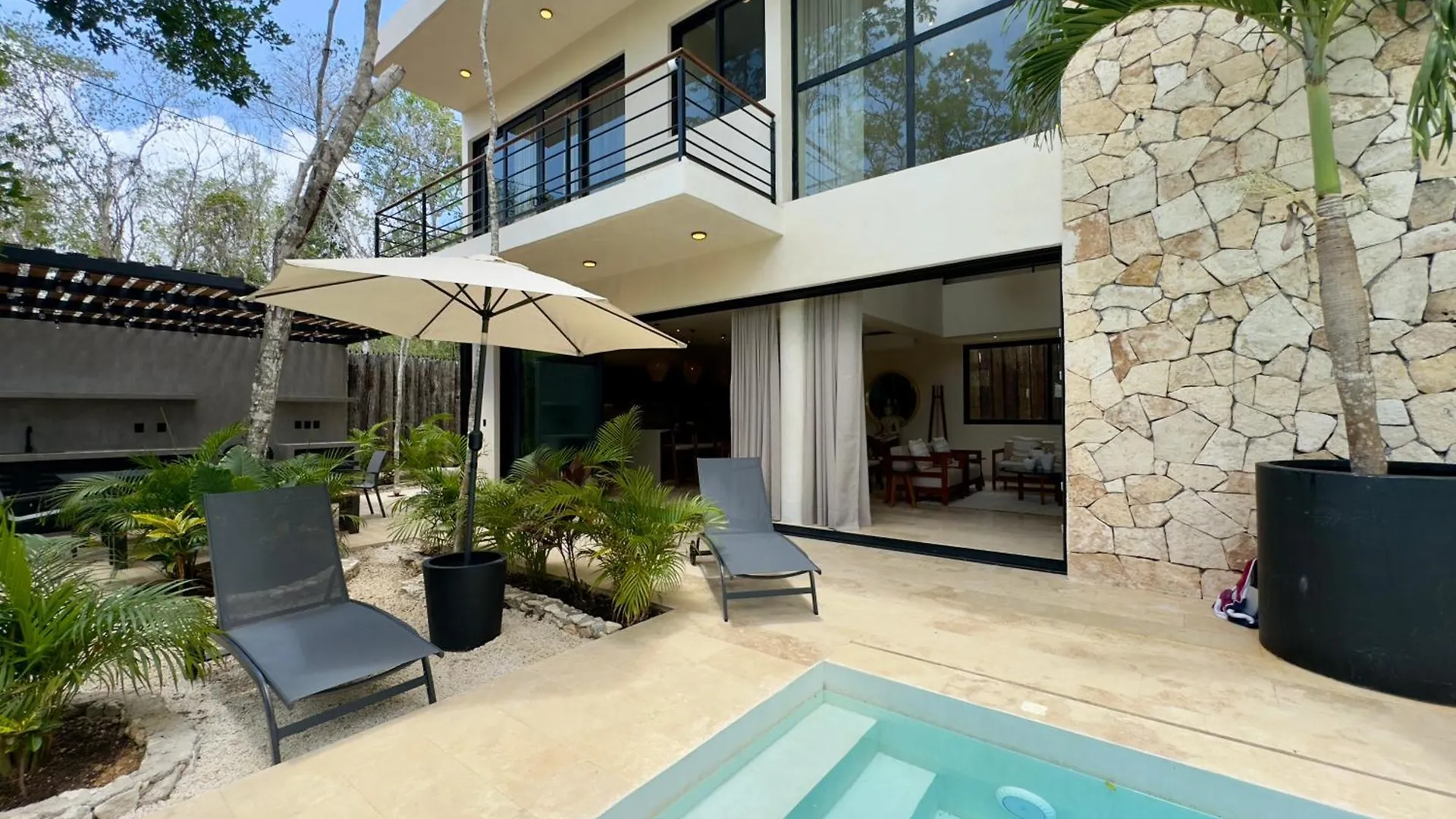 Casa Laak, Luxury Villa, 5 Bedroom 7 Bt, Heated Pool Tulum Mexico